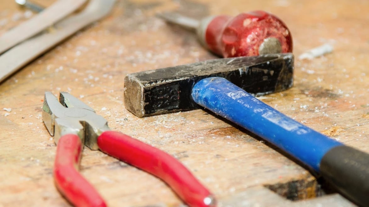 tools on a workbench-1